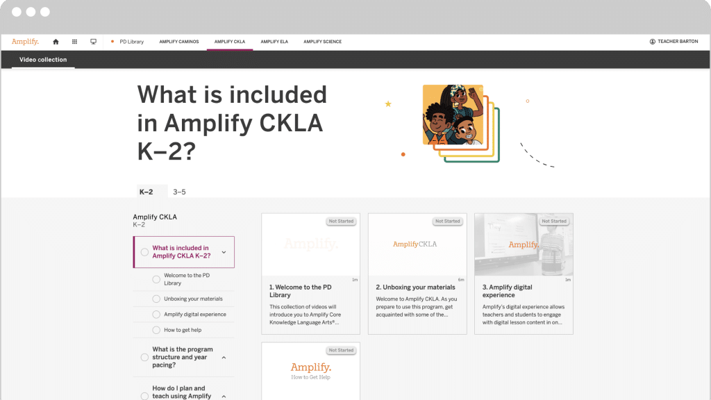 Amplify CKLA and Amplify Caminos Amplify