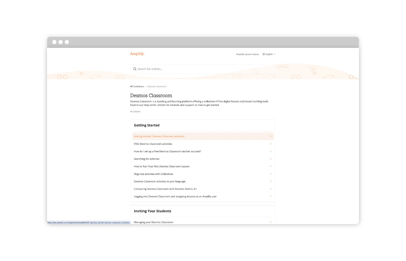 Navigating desmos classroom amplify